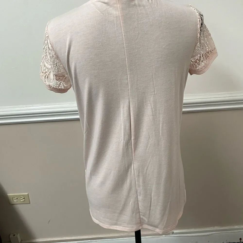Isela Lace Front Tee - Picture 2 of 4